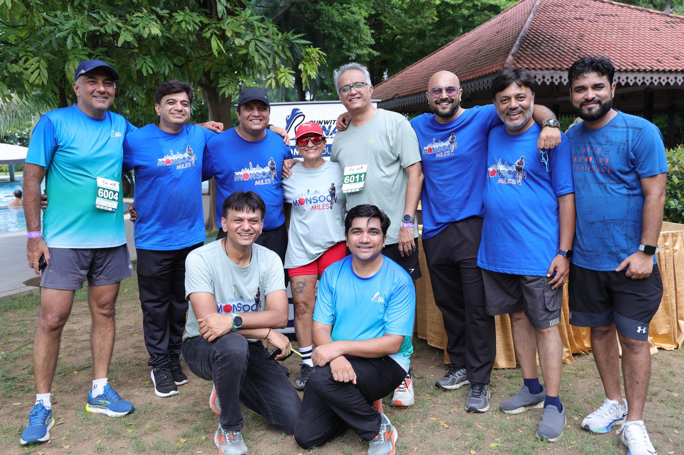 Team photo at Monsoon Miles 2025